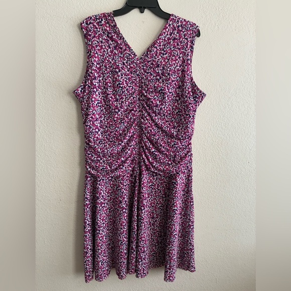 Yvos Multicolor Print Sleeveless Dress 14/16 - Picture 3 of 16